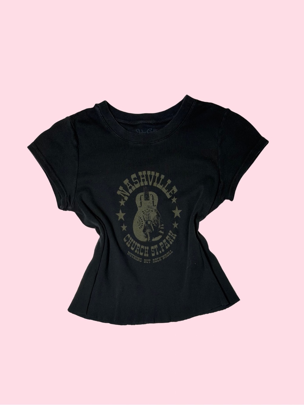 Nashville Graphic Black Tee